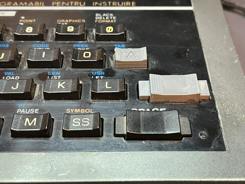 Electronica CIP computer keycaps