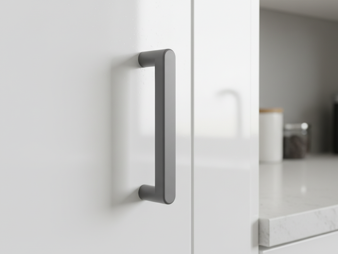 Modern Minimal Cabinet Handle 125mm Furniture Pull
