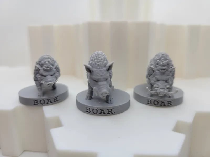 DnD - Wildschwein Set – 3 Miniaturen