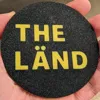 PLA, yellow font + coaster, black outer, upside down, 0.20 mm layer, 2 walls, 15% infill, ironing
