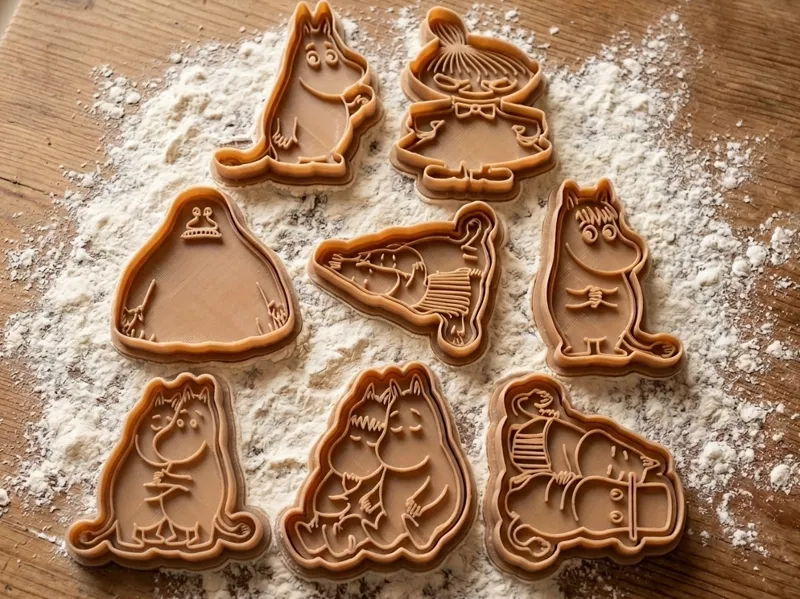 Moomin Valley Cookie Cutter & Stamper Set 