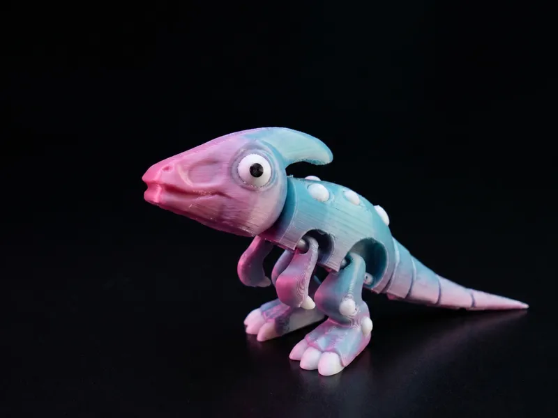 Articulated Parasaurolophus - Cute Dinosaur