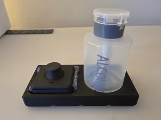 Gridfinity Build Plate Cleaner Tray (2x4)