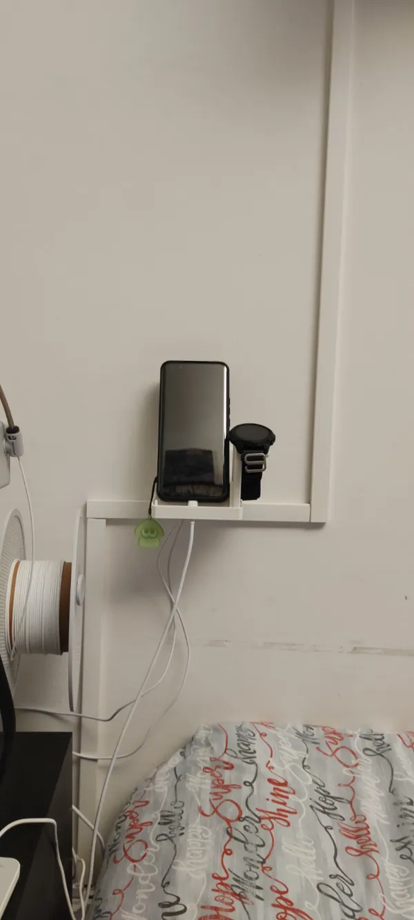 Station de charge d'étagère MagSafe et USB pour téléphone et montre