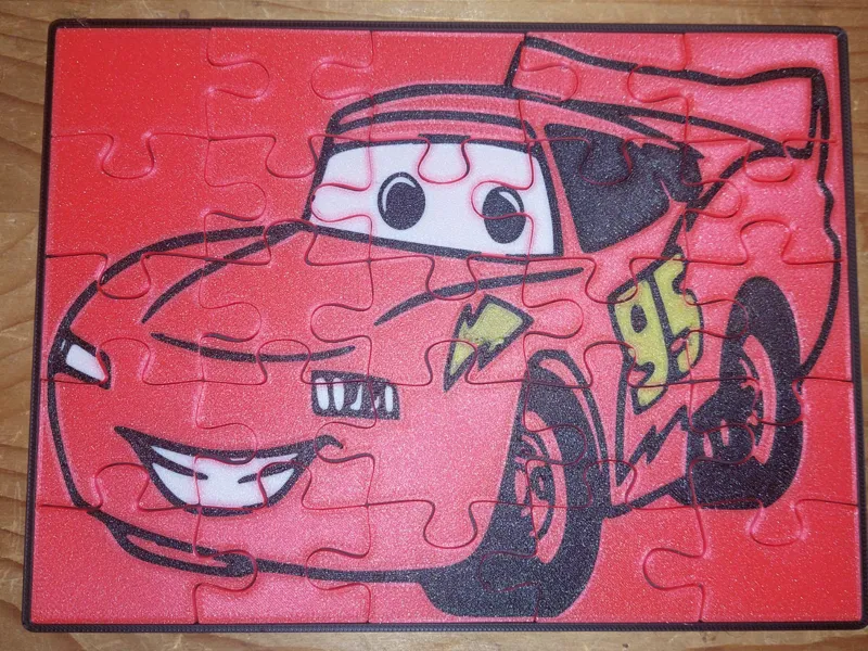 Kids Puzzle Disney Cars Lightning Mcqueen