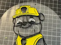 0.2mm nozzle, 0.1mm layer, 0 walls, 100% infill