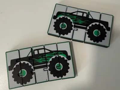 Monster Truck Flexi Toy