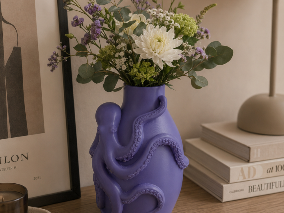 Octopus Vase –Coastal Ocean Decorative Flower Vase