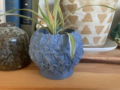 geometric vase