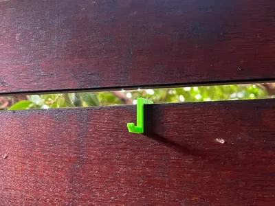 Timber screening hook 20mm for holding small tools