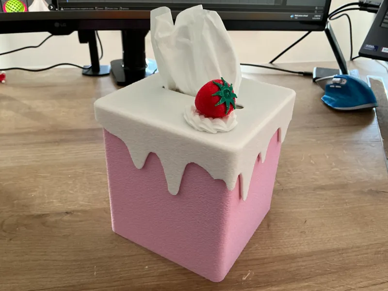 Cake Tissue Box Cover