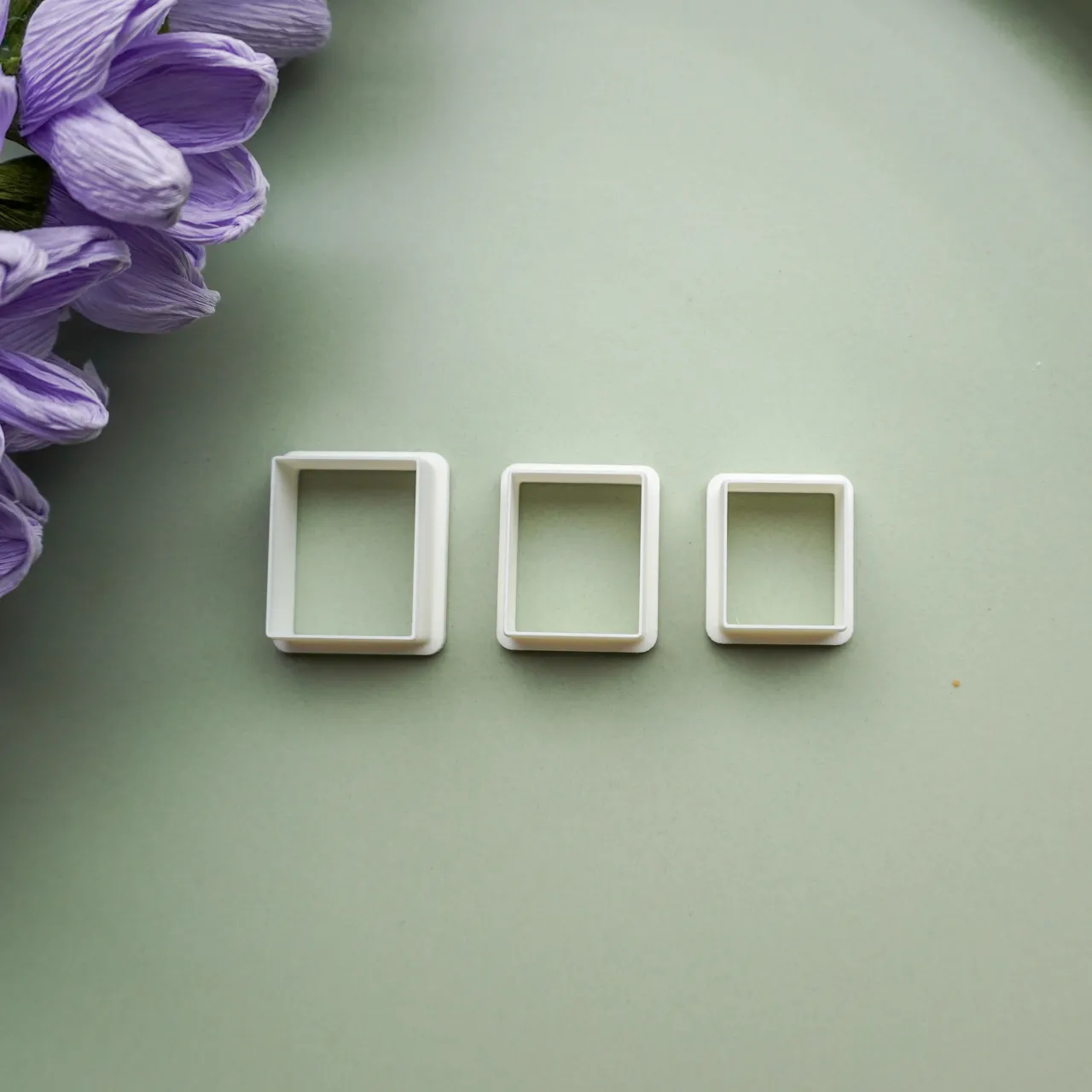 Rectangles Set Clay Cutter For Earrings Necklaces view 2
