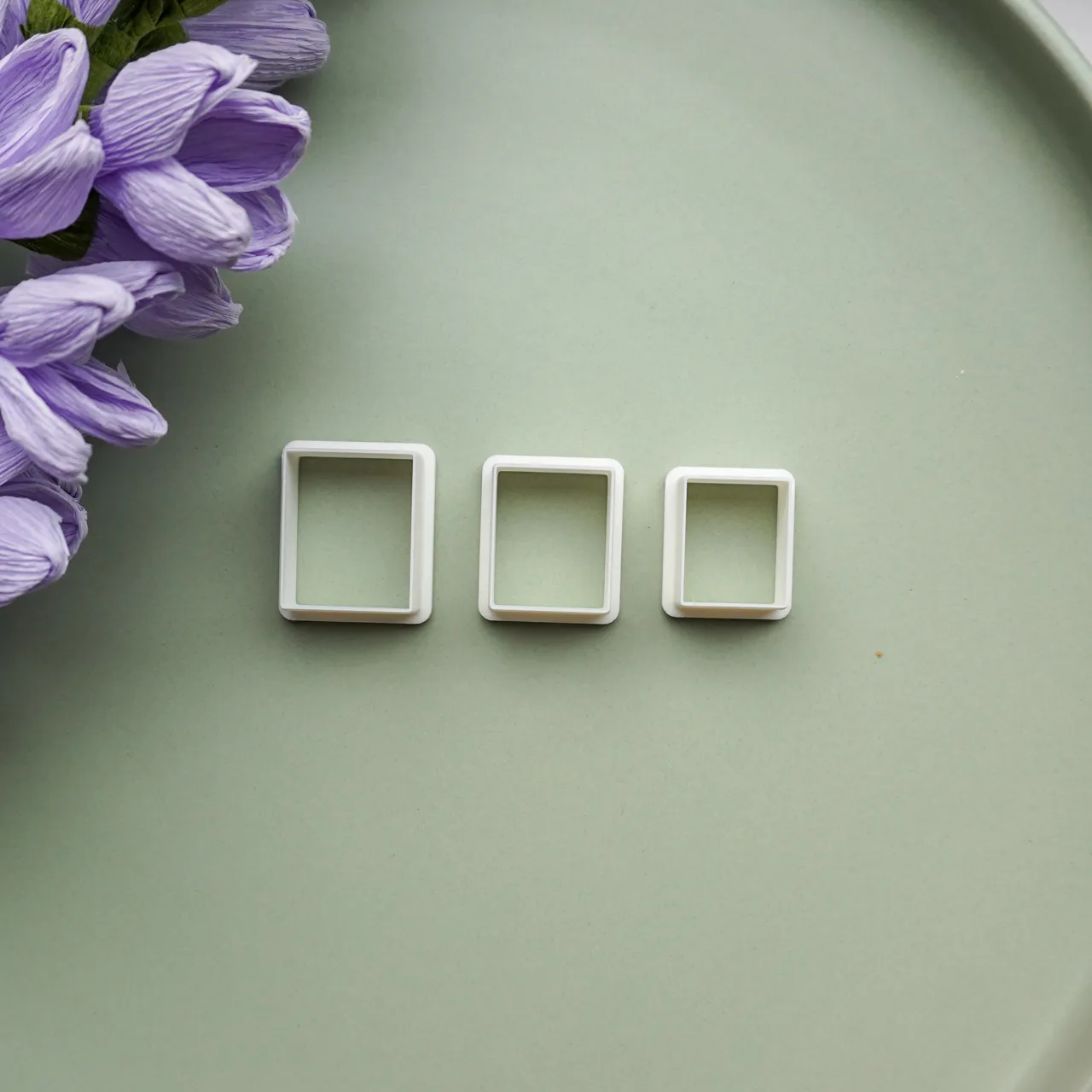 Rectangles Set Clay Cutter For Earrings Necklaces view 3