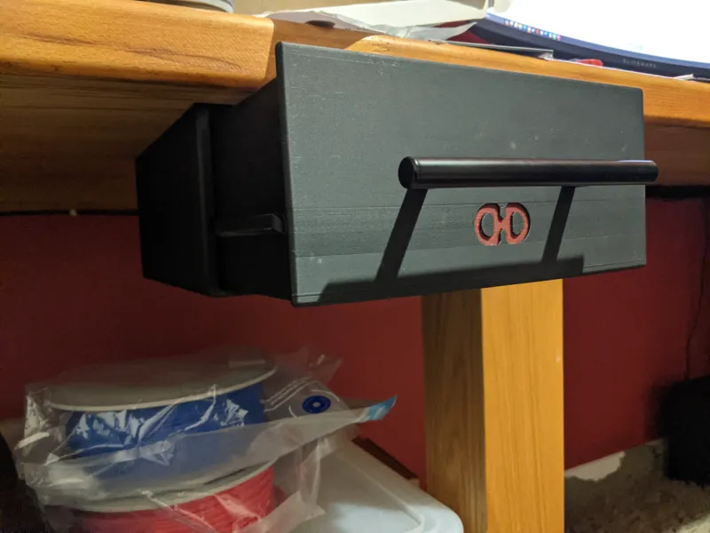 Heavy duty under desk tool / screw drawer