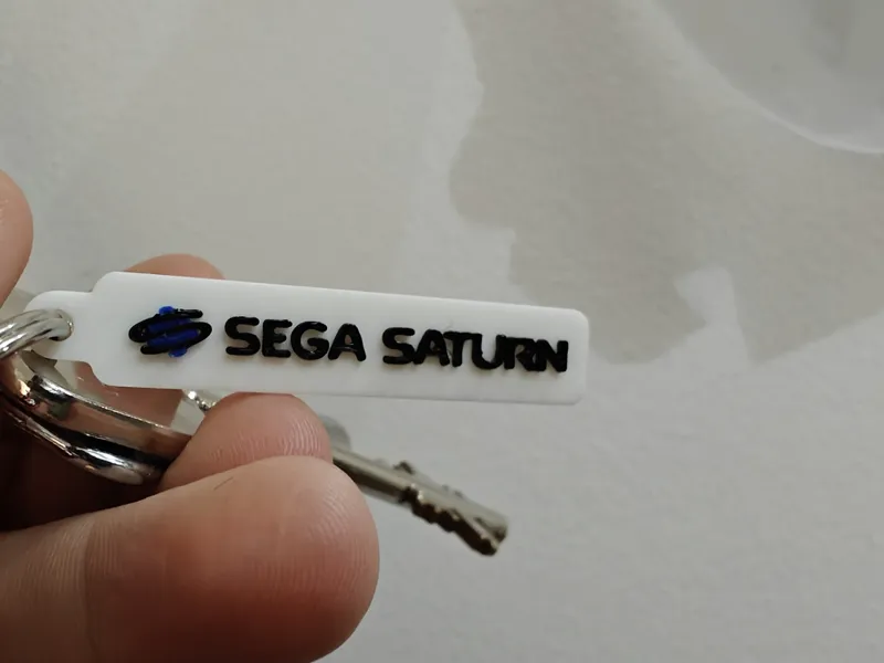 Sega Saturn Keychain