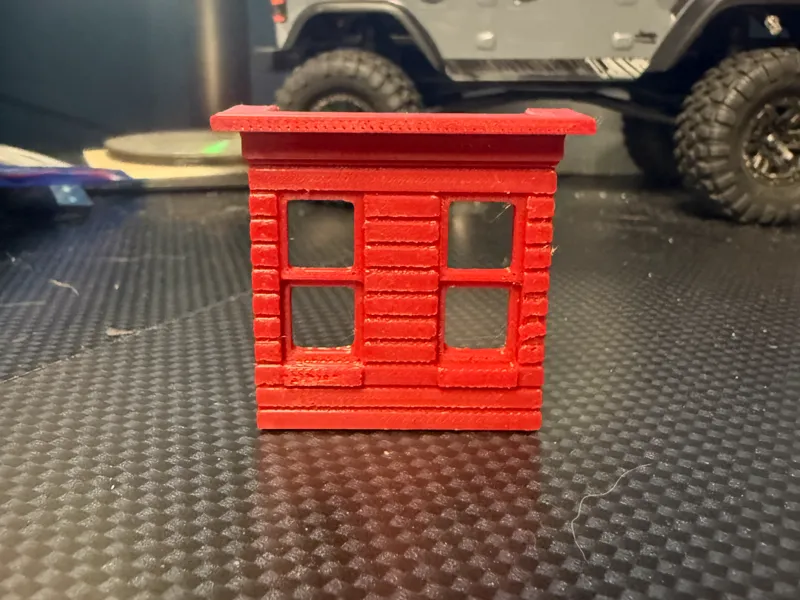 HO Scale Windows with Brick