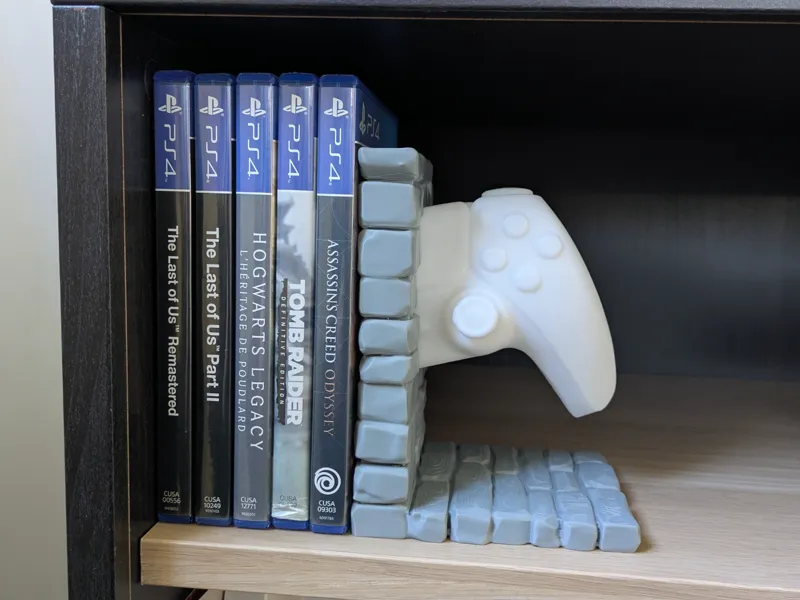 Serre livres jeux videos Manette PS5