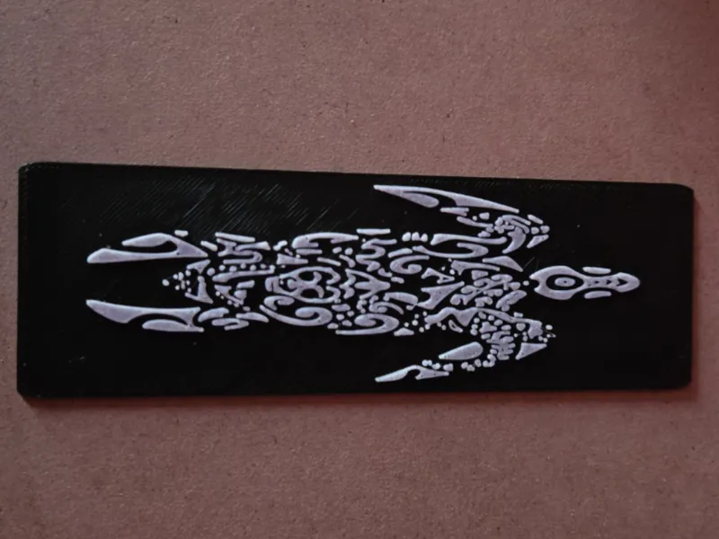 Tribal turtle bookmark