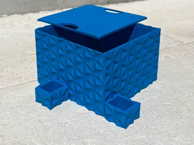 Modular Patterned Box Without Lid