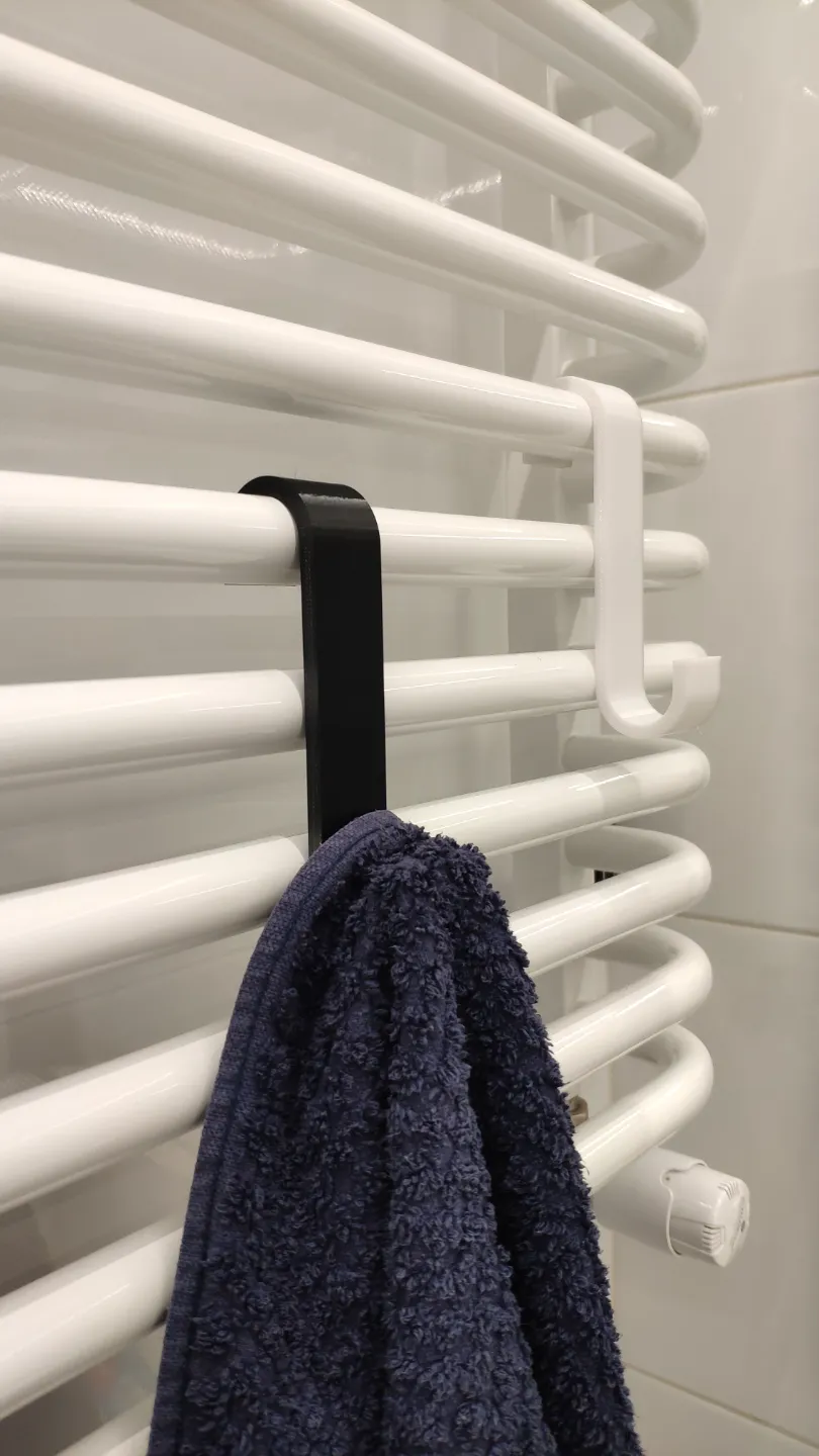 Towel hanger for bathroom radiator by Rafał - MakerWorld