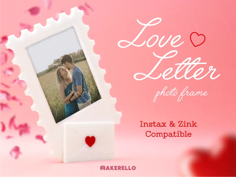 Love Letter Photo Frame – Instax & Zink Compatible