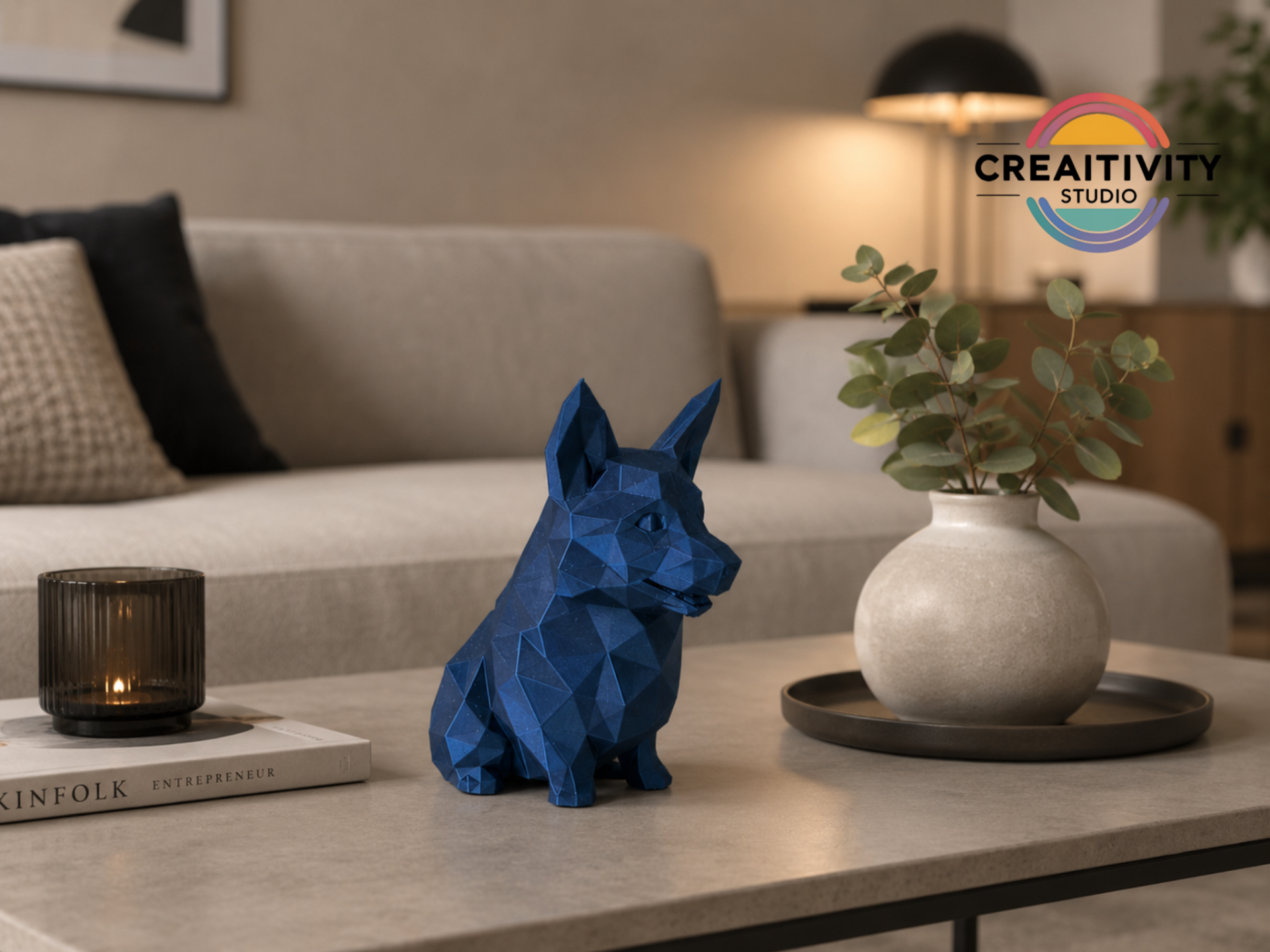 Cody – Low Poly Cardigan Welsh Corgi - Free Comm.