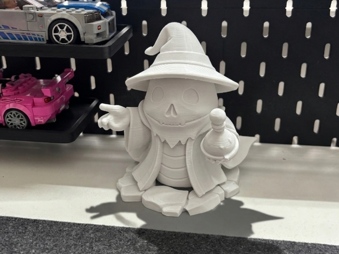 Spooky Skull Wizard | Magical Ghost 3D Print