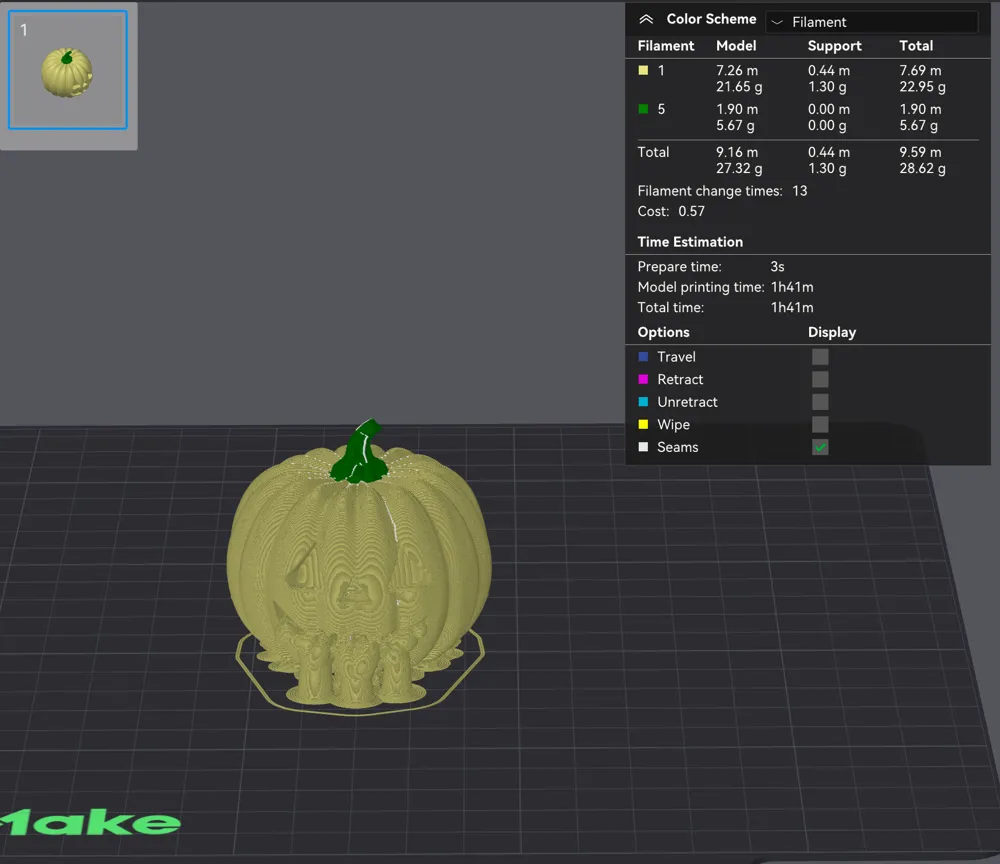 Decorative Pumpkin Halloween by Alexprinty MakerWorld: Download Free 3D ...
