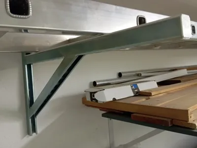 support bracket, rail profile 28/30, length 600mm