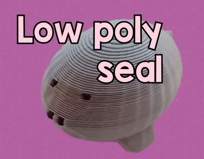 Low poly Seal Model