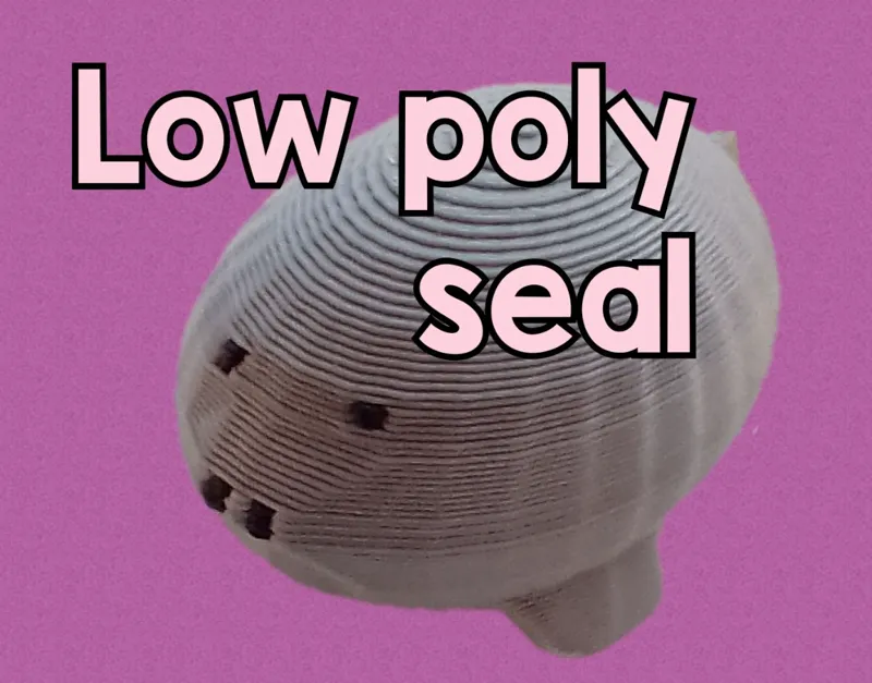 Low poly Seal Model