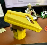 2in Solid upside down print 0.2mm layer, 3 walls, 20% infill