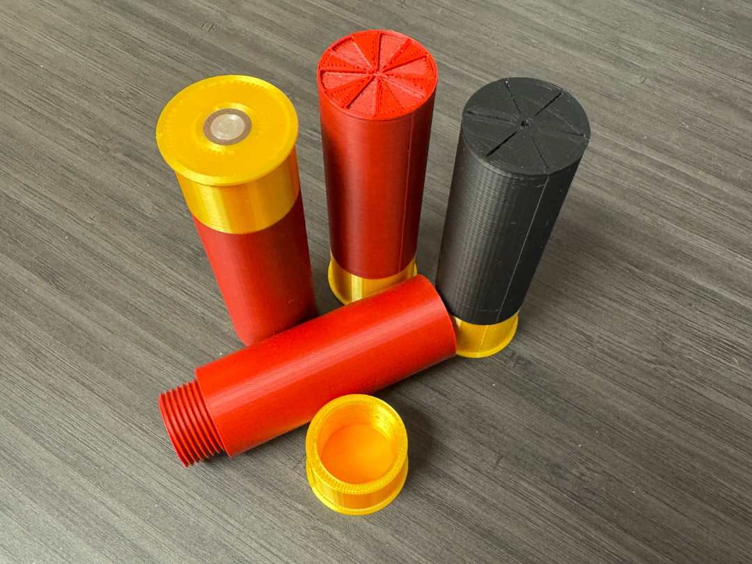 Shotgun Shell Container- Chapstick / Pill / Travel