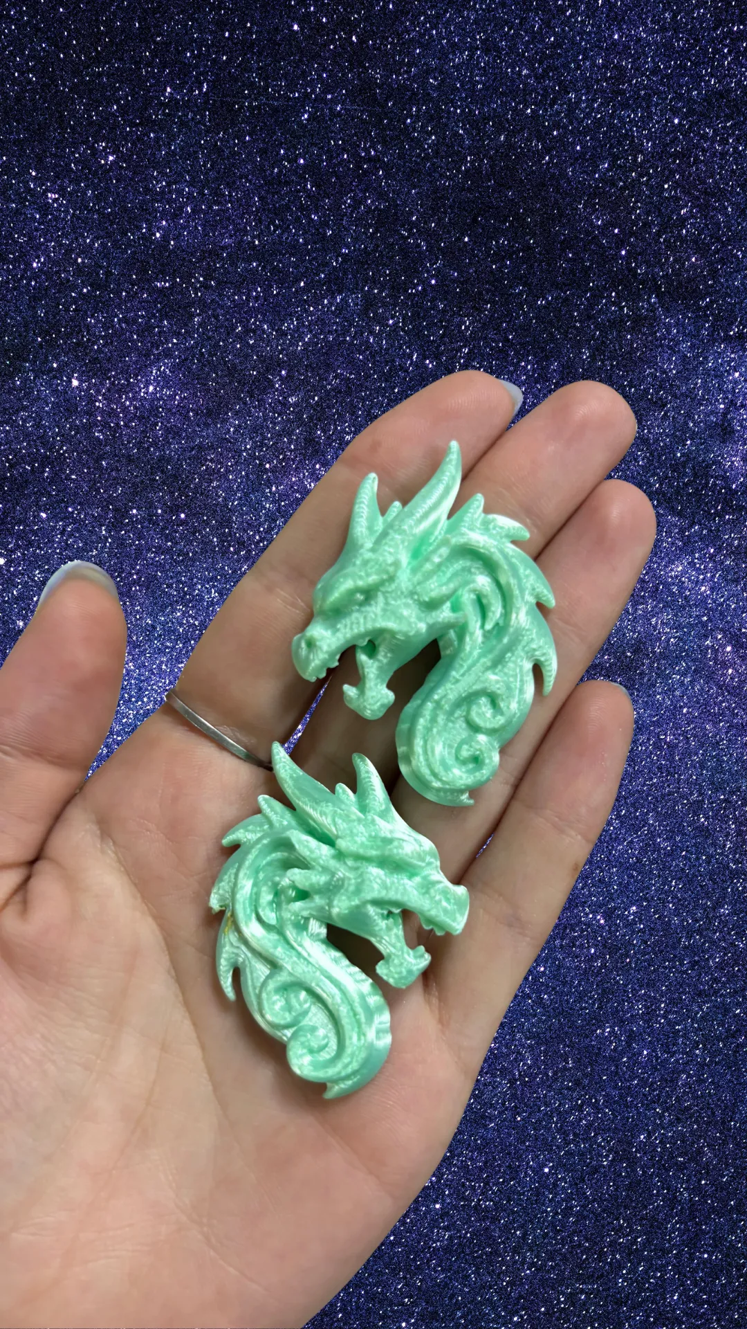 Pendientes dragones chinos view 3