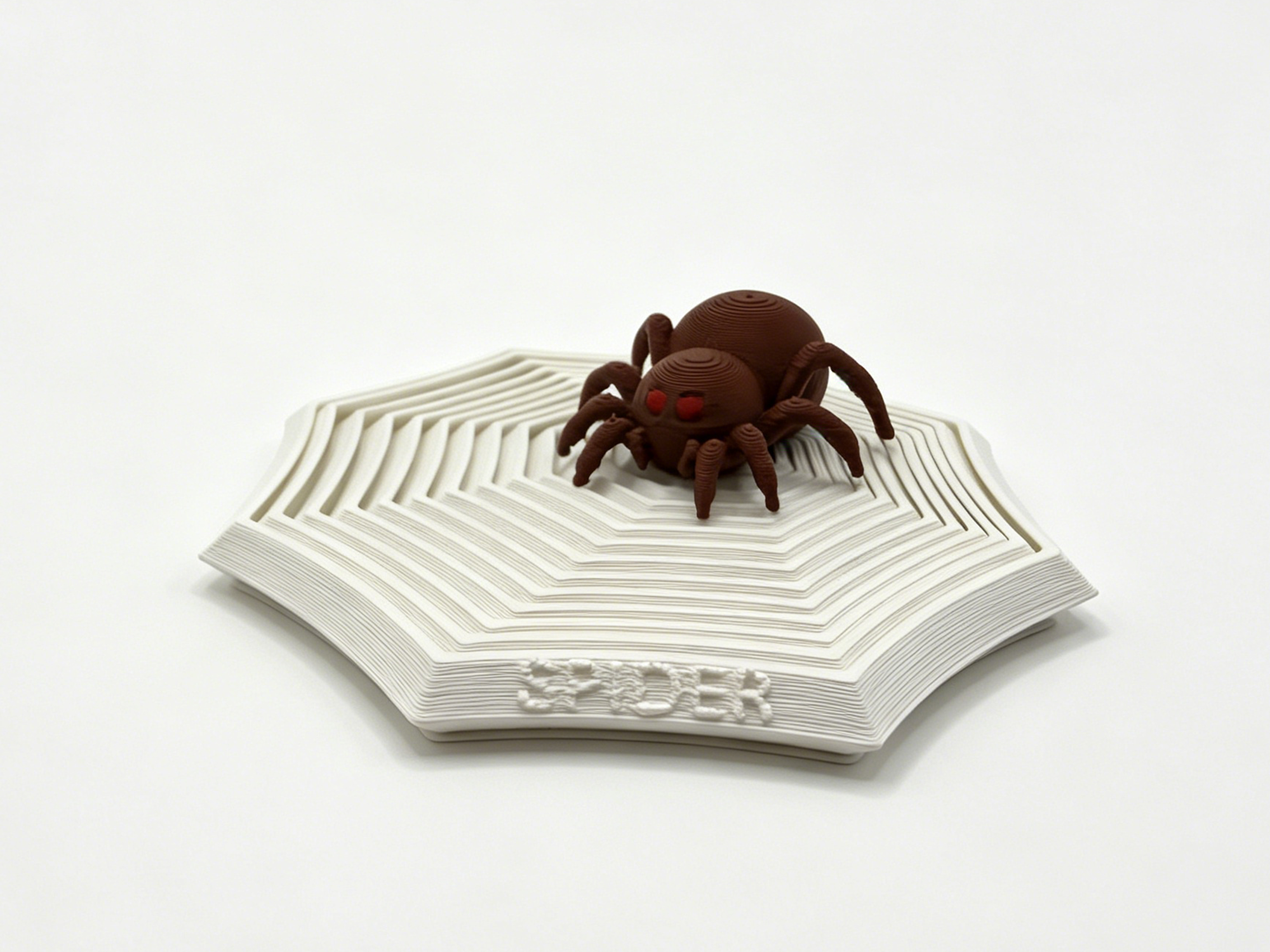 Miniatura 2 do modelo 3D 3g蜘蛛-掌上新宠小玩意儿-可搭配解压蛛网-仅3g