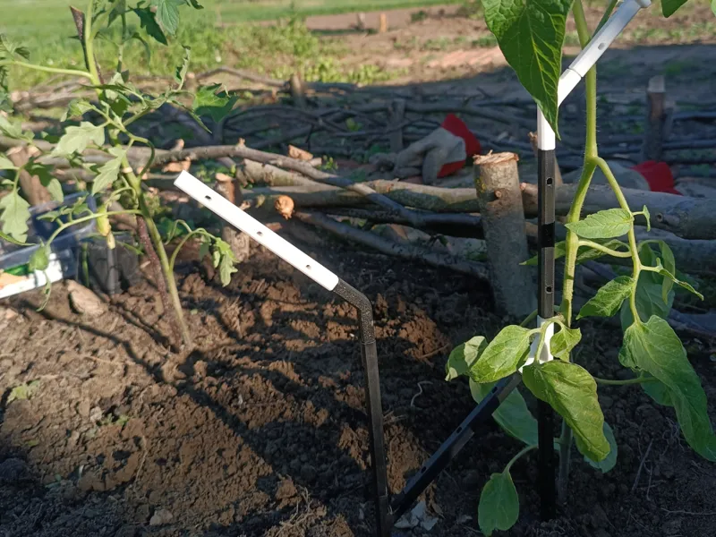 Modular plant support stake outdoor version