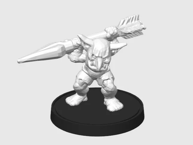 DnD - Goblin ballista crew - Dart loader V3 -