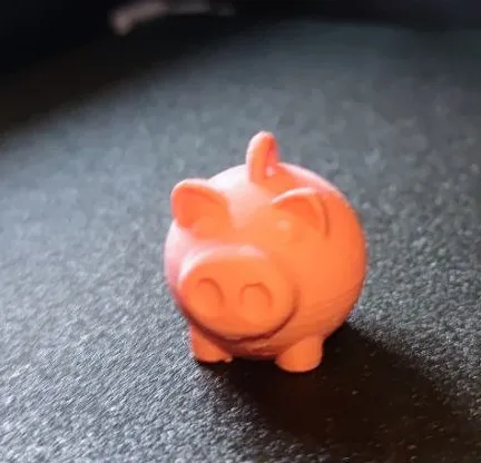 Pig keychain