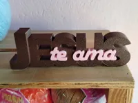 Plaque décorative Jésus t'aime — photo 2
