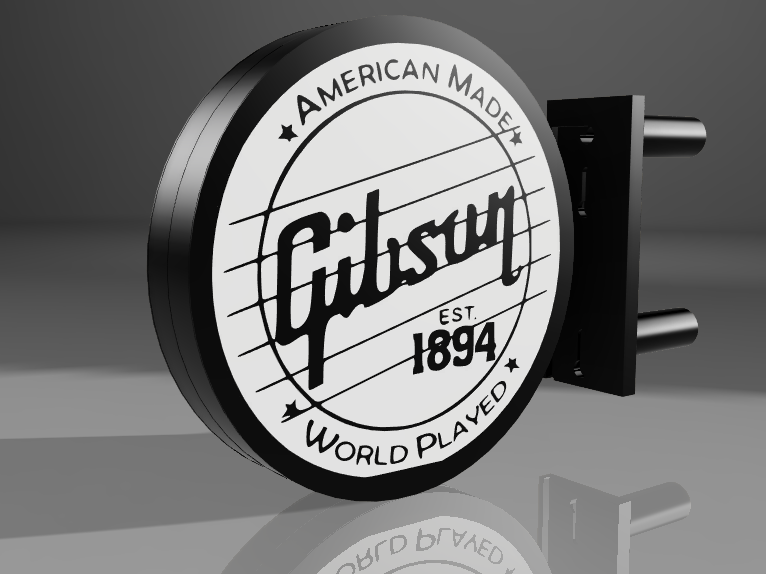 Gibson light-up pub sign