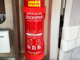 Löschspraydosenhalter