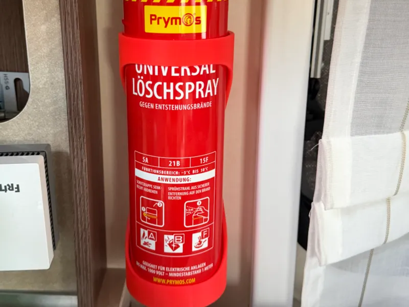 Löschspraydosenhalter