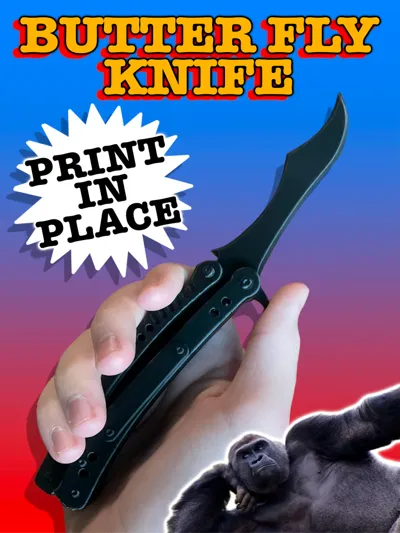 butterfly knife [PRINT IN PLACE]
