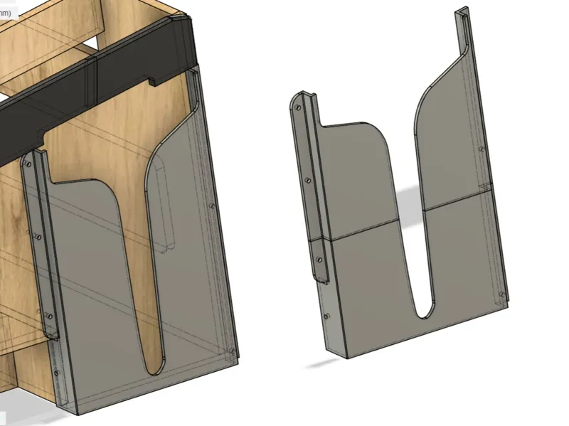 A320 Pedestal Pocket Right