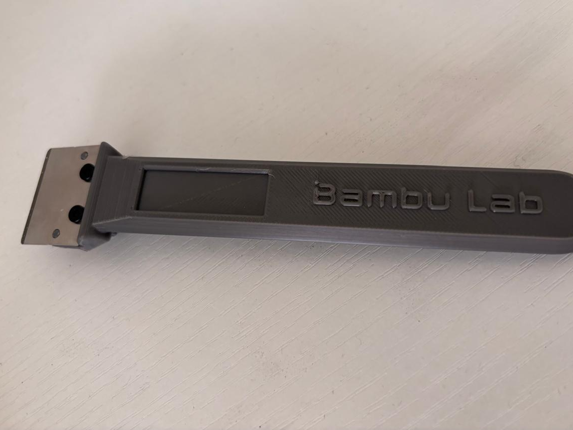 Raspador - Scraper Bambu Lab en PETG