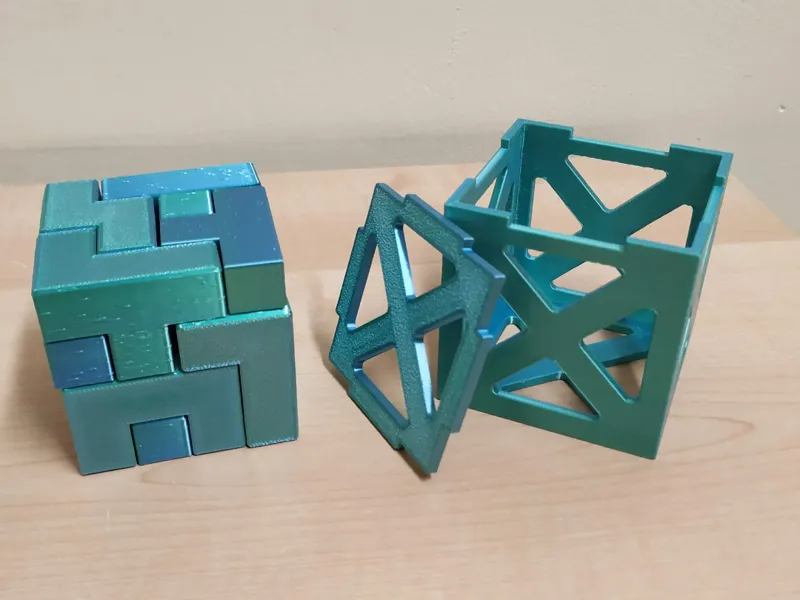 Box for 13 Piece Cubic Puzzle by arnoutdc
