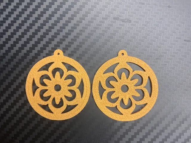 Flower earrings