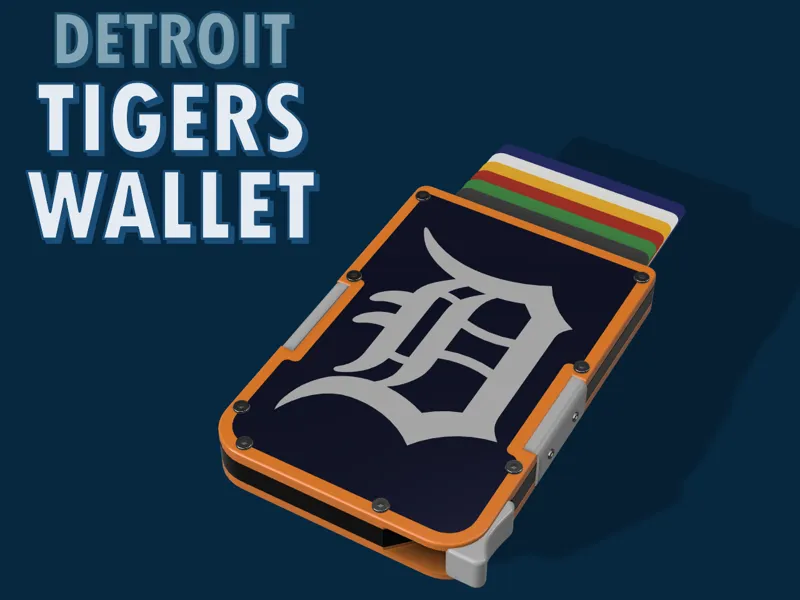 MLB Detroit Tigers Automatic Wallet