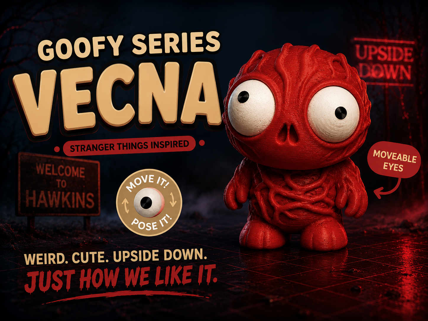 Goofy series – VECNA Movable Eyes NOAMS