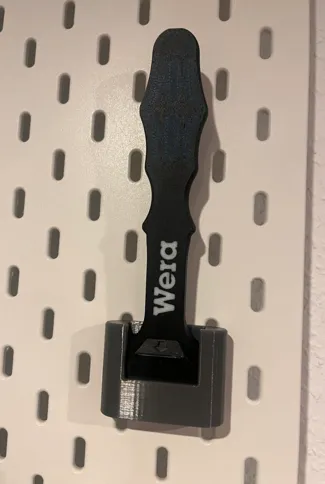 IKEA Skadis Halter für Wera Druckbettschaber